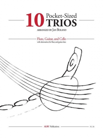 Album, Ten Pocket-Sized Trios Flute, Guitar, and Cello Buch