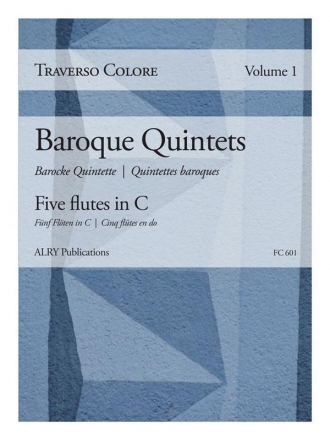 Album, Traverso Colore, Volume 1 Fltenensemble Partitur + Stimmen