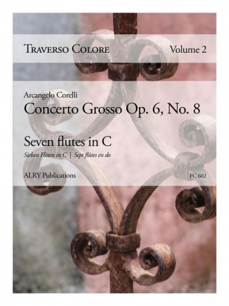 Arcangelo Corelli, Traverso Colore, Volume 2 Fltenensemble Partitur + Stimmen