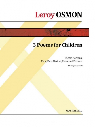 Osmon, Leroy, Three Poems Chamber Music