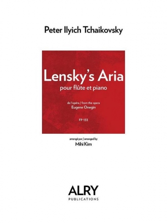 Lensky Aria from 'Eugene Onegin' for flute and piano