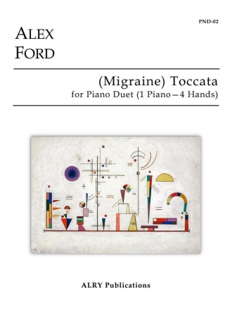 Ford, Alex, (Migraine) Toccata Piano Duet (One Piano-4 hands)