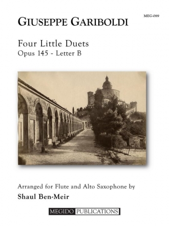 4 Little Duets op.145 Letter B for flute and alto saxophone score and parts