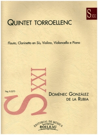 Quintet Torroellenc per flauto, clarinetto, violino, violoncello e piano partitura e parti