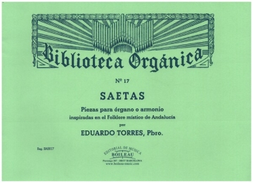 Saetas para organo (armonio)