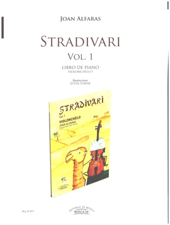 Stradivari Violonchelo vol. 1   para violonchelo y piano Libro de Piano