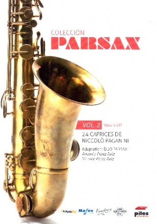 24 Caprices op.1 no.9-16 vol.2 para 2 saxfonos partitura