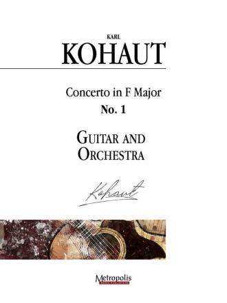 Kohaut, Karl Concerto F-Dur - Nr.1 (Partituur) Guitar/Orchestra