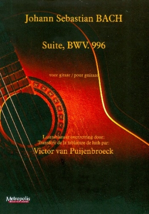 Suite BWV996 pour guitare