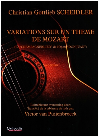 Variations sur un Thme de Mozart pour guitare