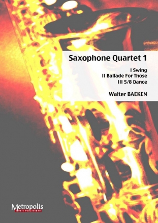 Baeken, Walter Saxophone Quartet 1 4Sax