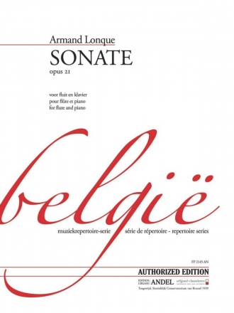 Lonque, Armand, Sonate Flute and Piano