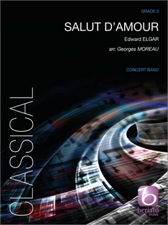 Edward Elgar, Salut d'Amour Concert Band/Harmonie Partitur + Stimmen