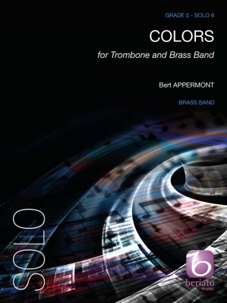 Bert Appermont, Colors Trombone and Brass Band Partitur + Stimmen