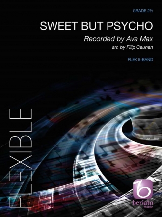 Sweet but Psycho 5-Part Flexible Band and Opt. Piano Partitur