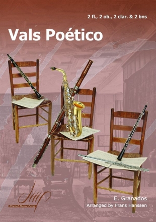 Granados/Hanssen Valse Poetico 2Fl/2Cl/2Ob/2Bsn(Woodwind ensemble)