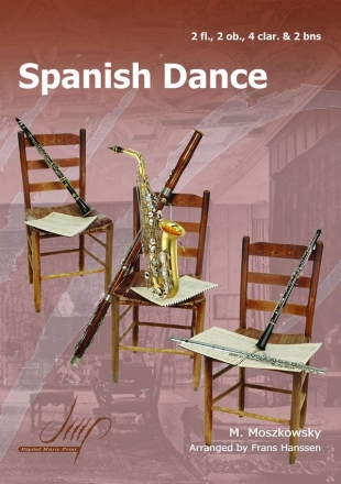 Moskowsky/Hanssen Spanish Dance 2Fl/2Ob/4Cl/2Bsn(Woodwind ensemble)