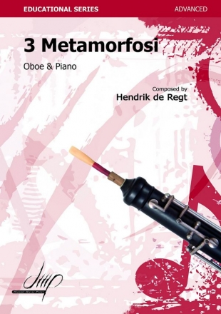 de Regt, Hendrik 3 Metamorfosi Ob/Pno(Oboe repertoire)