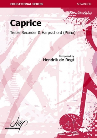 de Regt, Hendrik Caprice Rec/Pno(Recorder repertoire)