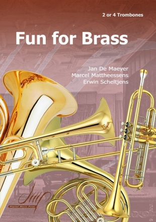 Various Fun for Brass (trombones) 2Trb 4Trb(Trombone ensemble)