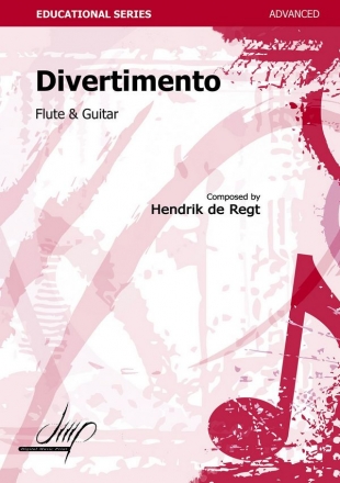 de Regt, Hendrik Divertimento (Fl. & Guitar) Fl/Guit(Flute & Guitar)