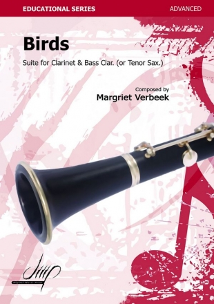 Verbeek, Margriet Birds Cl/BCl(Clarinet ensemble)