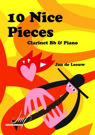 de Leeuw, Jan 10 Nice Pieces Cl/Pno(Clarinet - Bassclarinet repertoire)