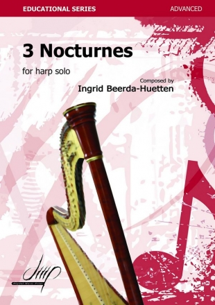 Beerda-Huetten, Ingrid 3 Nocturnes Hrp(Harp repertoire)