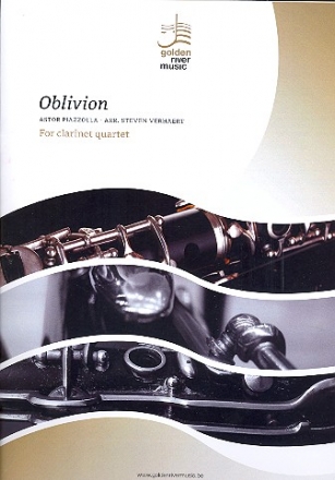 Oblivion fr 4 Klarinetten Partitur und Stimmen