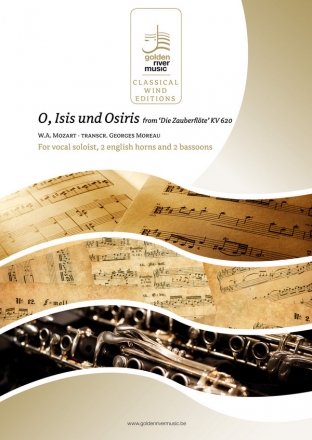 O, Isis und Osiris from 'Die Zauberflte'/W.A. Mozart solo voice, 2 english horns and 2 bassoons