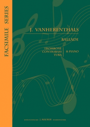 Vanherenthals, J. Ballade Trb/Pno (Trombone Repertoire)