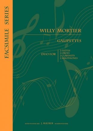 Mortier, Willy Galipettes 2Fl (Flute Ensemble)