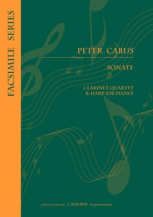 Cabus, Peter Sonate 4Cl (Clarinet Ensemble)