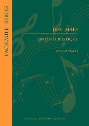 Maes, Jef Andante Rustique Va/Pno (Viola Repertoire)