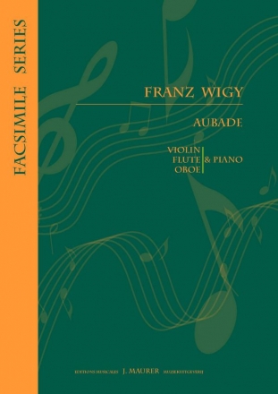 Wigy, Franz, Aubade Oboe and Piano