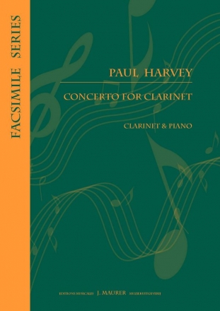 Harvey, Paul Concerto Cl/Pno (Clarinet Repertoire)