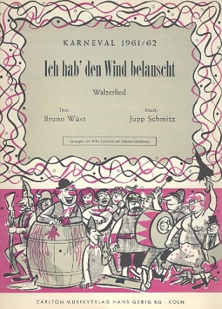 Ich hab' den Wind belauscht: Einzelausgabe Gesang und Klavier