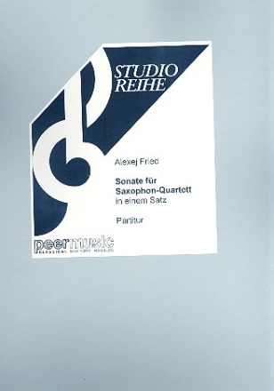 Sonate fr 4 Saxophone (SATB) Spielpartitur