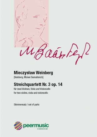 Streichquartett Nr.3 op.14  Stimmen