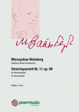 Streichquartett Nr.11 op.89  Partitur