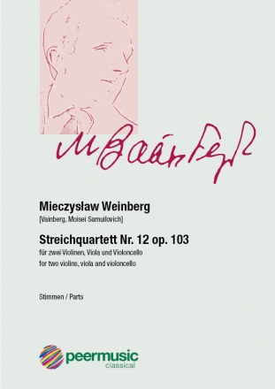 Streichquartett Nr. 12 op.103  Stimmen