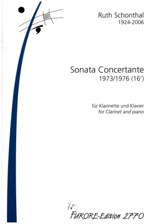 Sonata Concertante fr Klarinette und Klavier