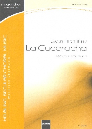 La Cucaracha fr gem Chor und Klavier Partitur (en/sp/dt)