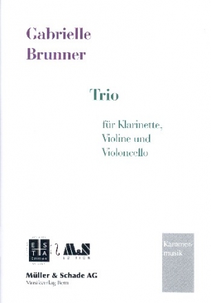 Trio fr Klarinette, Violine und Violoncello Partitur und Stimmen