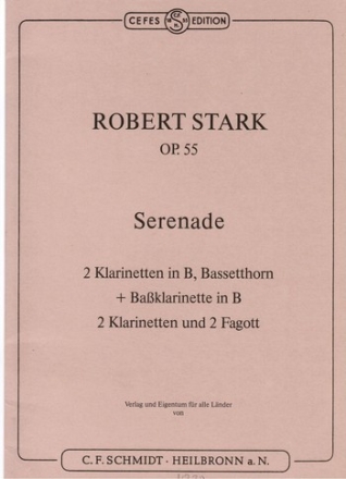 Serenade op.55 fr 2 Klarinetten, Bassetthorn und Bassklarinette (2 Klarinetten, 2 Fa