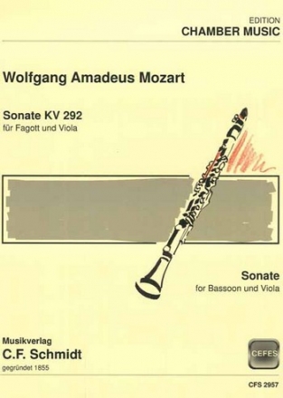 Sonate KV292 fr Fagott und Viola Stimmen