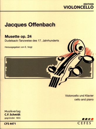 Musette op.24 fr Violoncello und Klavier Stimmen