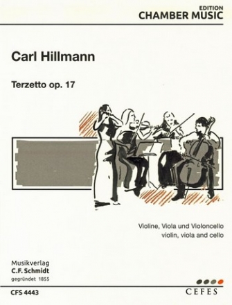 Terzetto op.17 fr Violine, Viola und Violoncello Stimmen