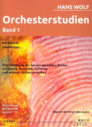 Orchesterstudien Band 1 fr Kontrabass