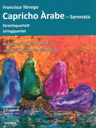 Capricho arabe fr Streichquartett Partitur und Stimmen